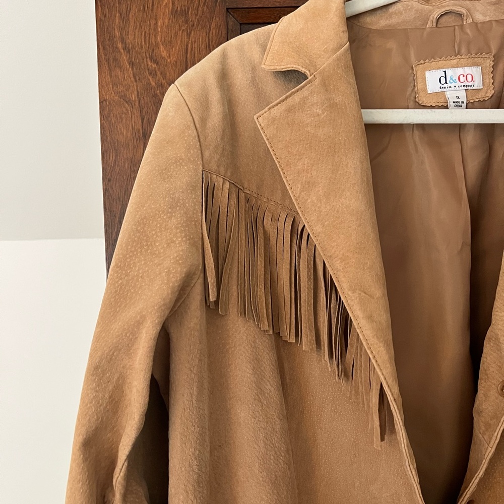 Vintage Fringe Suede Western Jacket - Picture 4 of 11